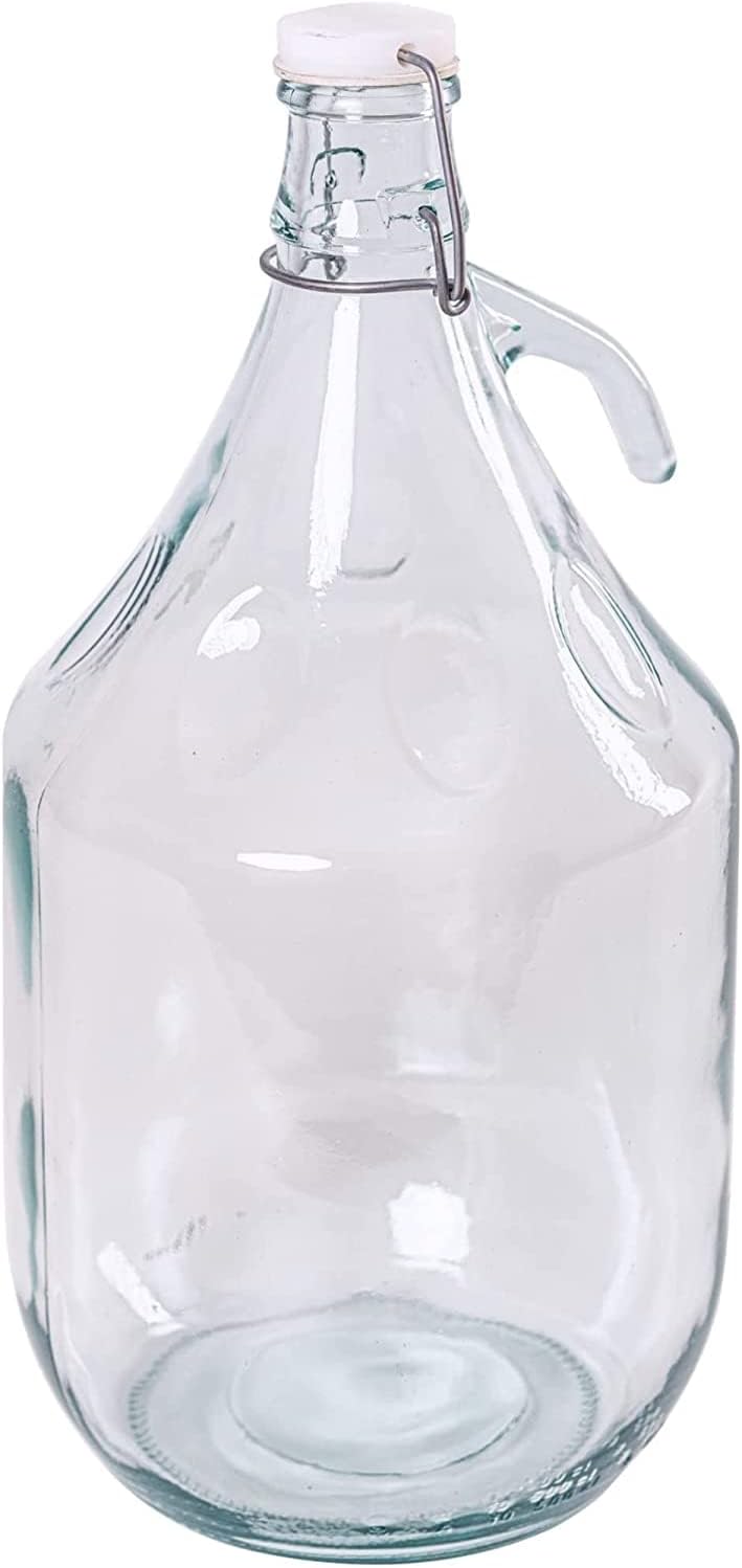 5L Bügelflaschen Gärballon Glasballon Weinballon Bügelverschluss Flasche Weinflasche (4), 4