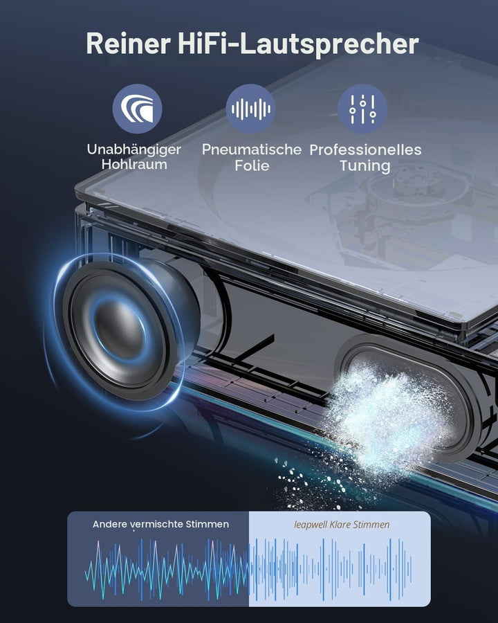 CD Player Tragbar, Leapwell Tragbarer CD Player Bluetooth mit Lautsprecher, Portable CD Player Kinde