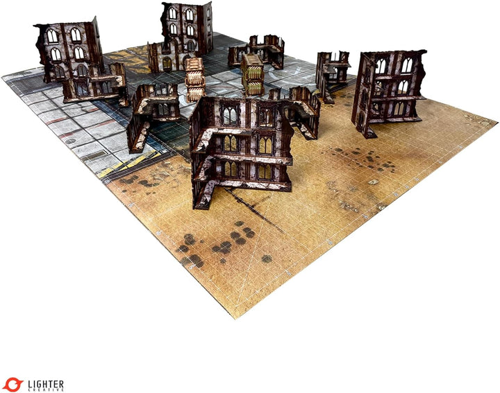 Spielmatte 44 x 60 Matte für WH40K Pariah Nexus, 112 x 152 cm, aus Kunstleder, 1,1 mm Dick (Adamant