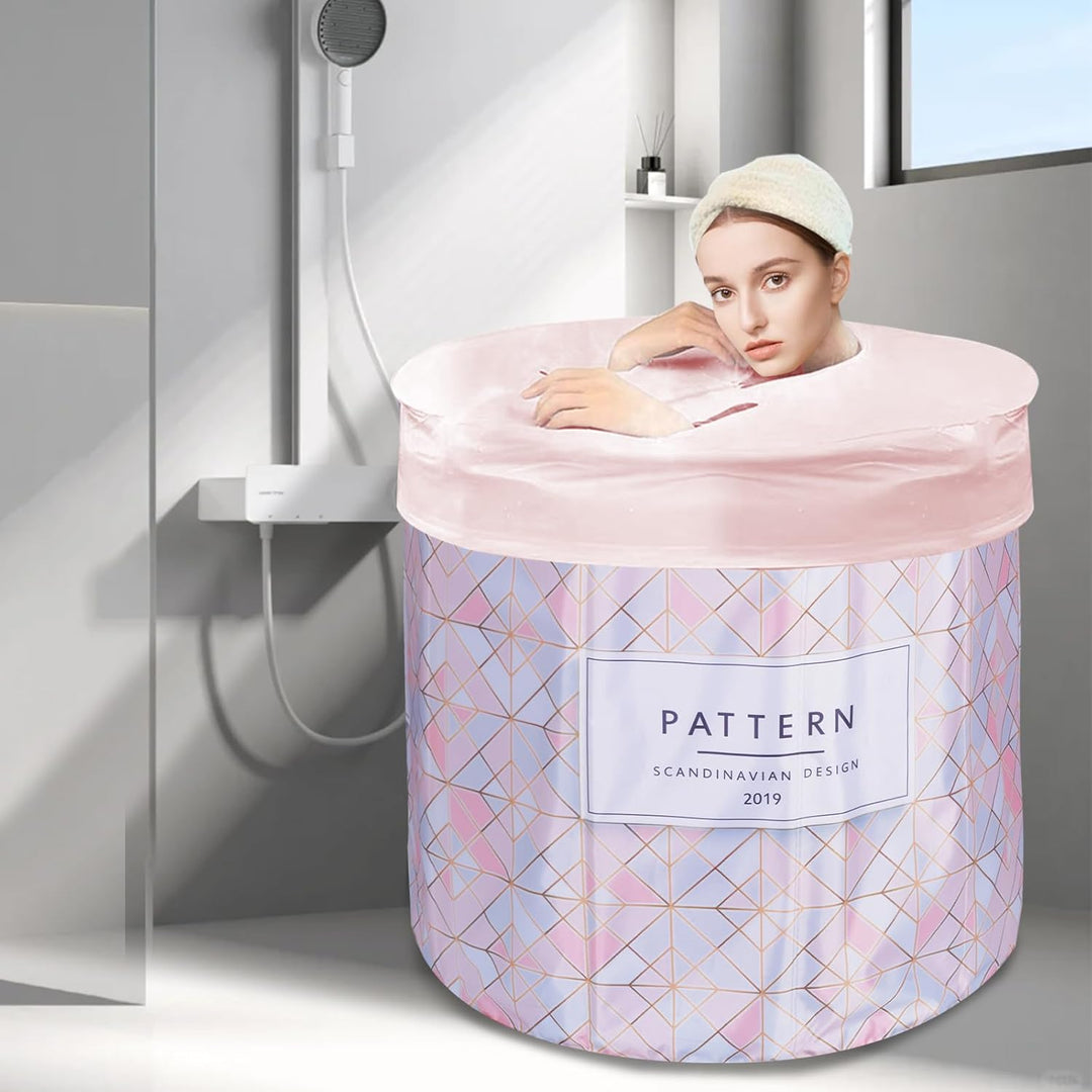 Sinbide Badewanne Faltbare Badewanne für Erwachsene Tragbare faltbare Kinderbadewanne Geeignet für S