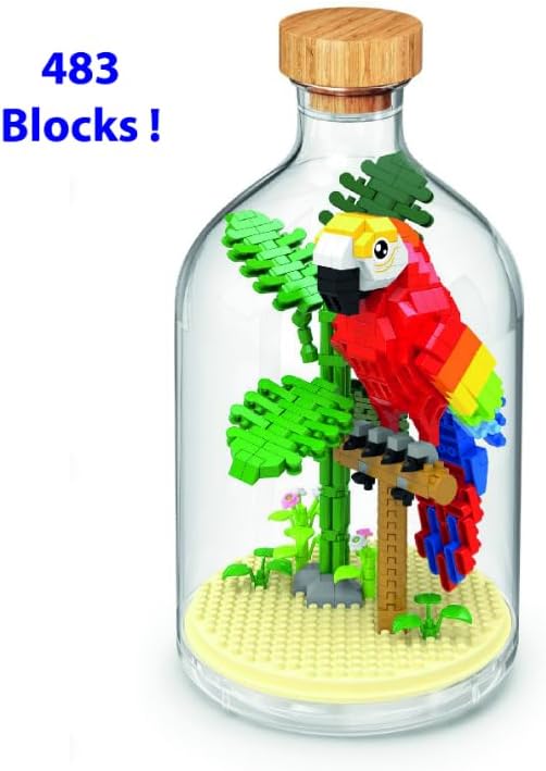 WiseHawk Bausatz mit Miniaturblöcken zum BAU von Insekten und kleinen Tieren. Inklusive Methacrylat-