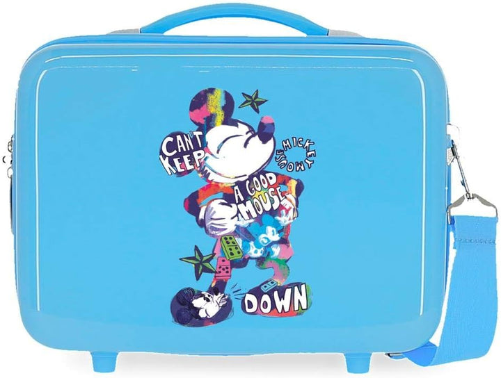Disney Mickey That´S Easy Kulturbeutel, anpassbar, Blau, 29 x 21 x 15 cm, starr, ABS 9,14 l Utensili
