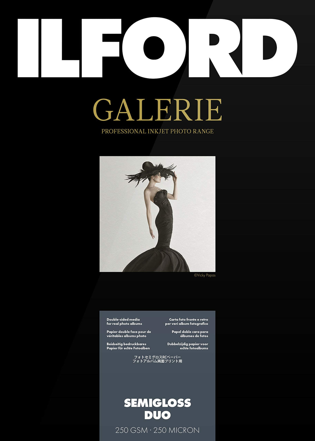 ILFORD GALERIE Semigloss Duo 250 gsm A3 - 297 mm x 420 mm 25 Blatt A3 - 25 Blatt, A3 - 25 Blatt