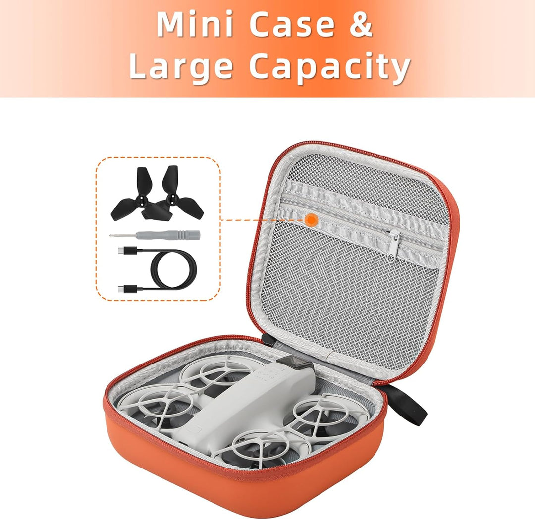 ZJRXM Tasche für DJI Neo Drone Zubehör, Tragbare Reisetasche Tragetasche für DJI Neo Drone Grau, Gra