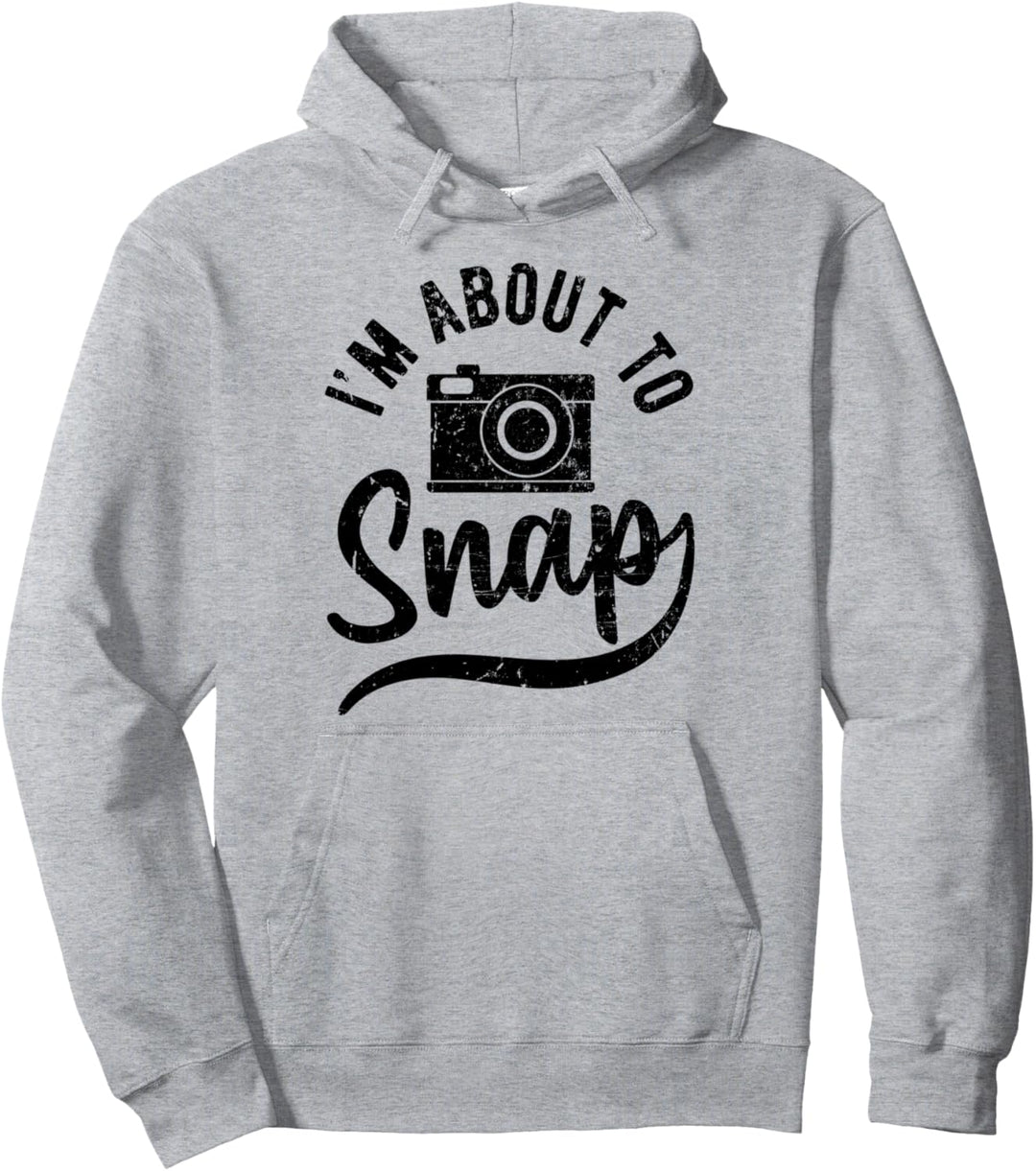Fotograf Ich bin dabei die Kamera zu knipsen Foto Fotografie Pullover Hoodie