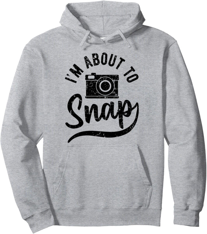 Fotograf Ich bin dabei die Kamera zu knipsen Foto Fotografie Pullover Hoodie