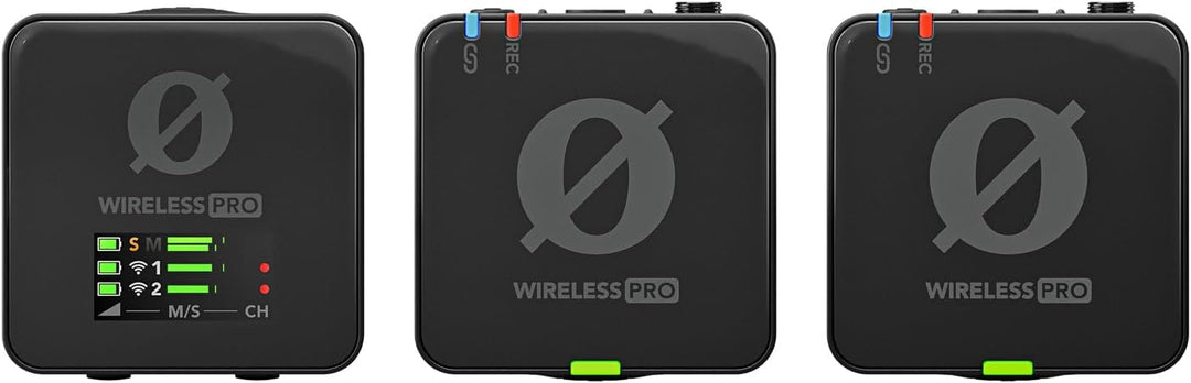 Rode Wireless Pro Mikrofon-Set mit Interview GO Handadapter und keepdrum Fell-Windschutz