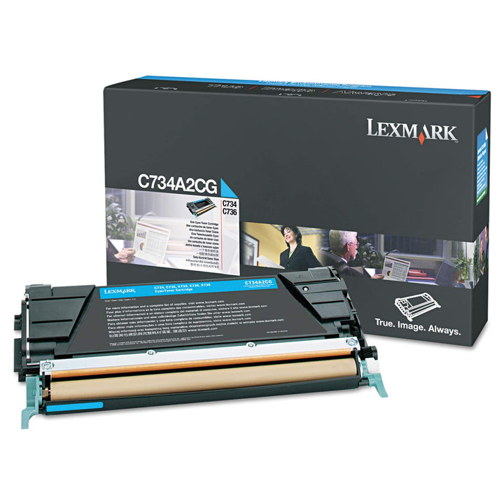 Lexmark C734A2CG C734 / X734 Tonerkartusche 6.000 Seiten, cyan, CYAN