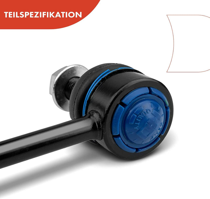 2x Original MEYLE HD 7160600022/HD Koppelstange Vorderachse Kompatibel mit Galaxy WA6 2006-2015 Mond