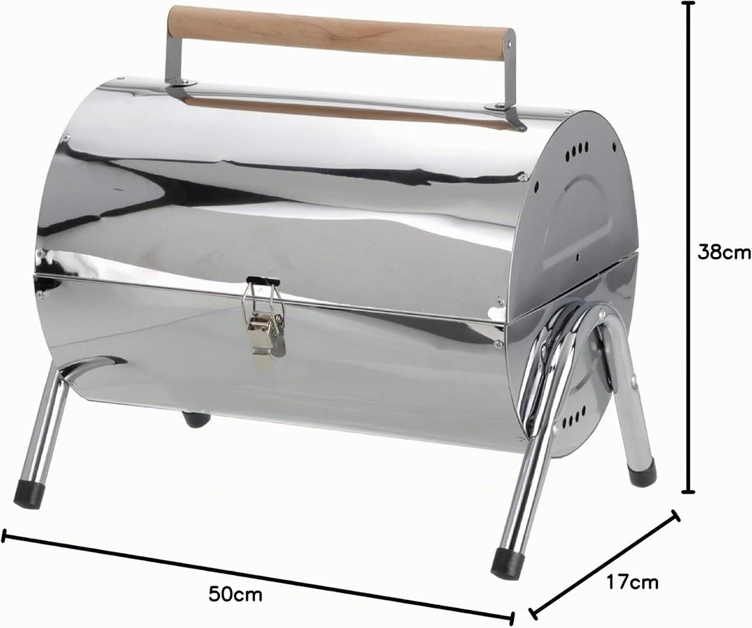 Edelstahl-Grilltonne BBQ Grill Camping Grill