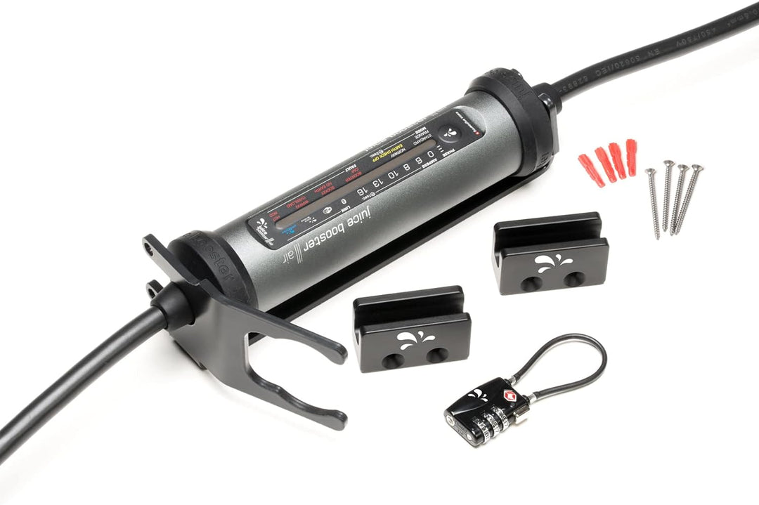 Juice Booster 3 air - Wallbox mit App bis 11kW ohne Installation & 3 air Wandhalterung mit Sicherhei