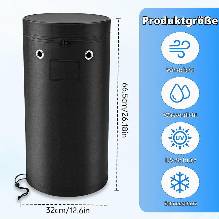 Abdeckhaube für Gasflasche, Wasserdichte 5 kg/11 kg Gasflaschenhülle | Winddichte Anti-UV Gasflasche