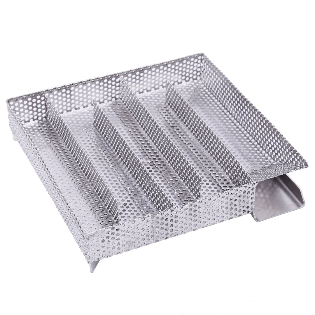 BBQ-Toro Kaltraucherzeuger für Sparbrand | 20,5 x 20,5 cm | Edelstahl Kaltrauchgenerator, Kalträuche