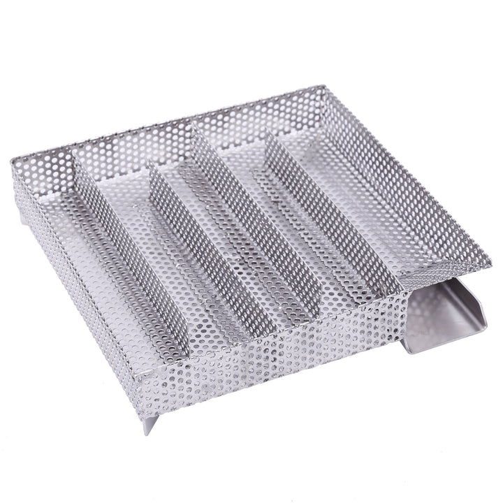 BBQ-Toro Kaltraucherzeuger für Sparbrand | 20,5 x 20,5 cm | Edelstahl Kaltrauchgenerator, Kalträuche