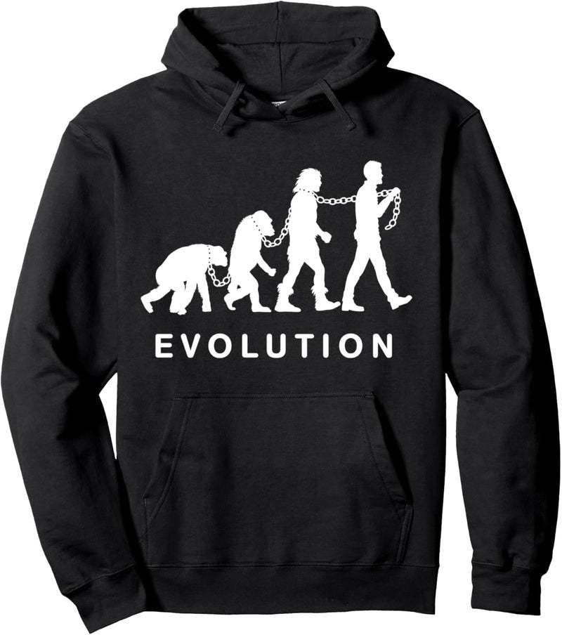 Evolution der Menschensklaverei Pullover Hoodie