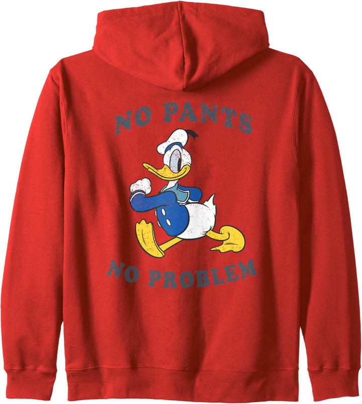 Disney Mickey Mouse & Friends Donald Duck No Pants Kapuzenjacke