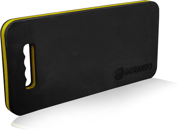 GORANDO® Premium Kniekissen |gelb| Kniebrett | Knieunterlage - Ideal für die Arbeit in Werkstatt, Ha