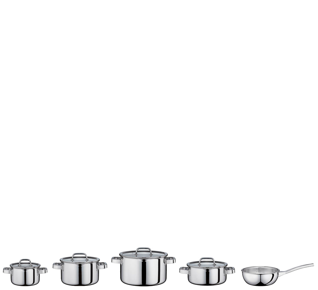 Spring Topf-Set FINESSE2+, 5-teilig, Mehrschichtige Edelstahl Töpfe mit Deckel, Backofengeeignet, In