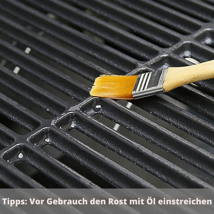 Denmay 38cm x 28.6cm Grillrost Gusseisen 7522 für Weber Spirit Classic E/S 200 210 (mit Seitlichen B