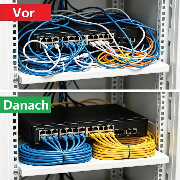 1000 Stück Kabelbinder Schwarz 300 mm x 4,8 mm | UV-beständig &amp; wetterfest | Zugfestigkeit 30 kg | s