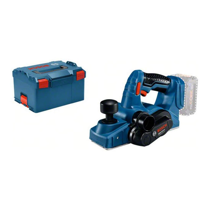 Bosch Professional 18V System Akku Hobel GHO 18 V-LI (ohne Akkus und Ladegerät, in L-BOXX) GHO 18 V-