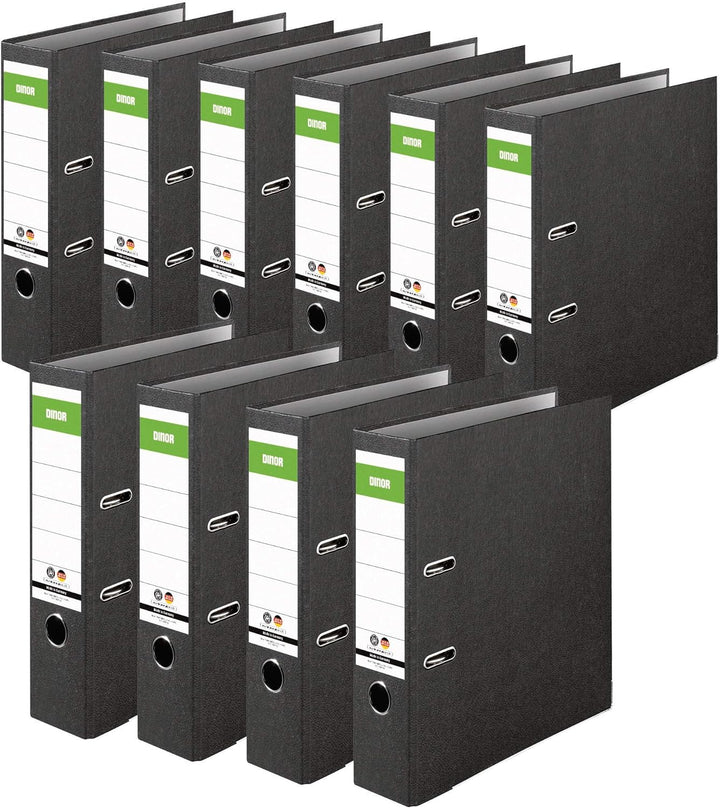 Original DINOR Ordner-Wolkenmarmor-Recycling & Casio FX-87DE PLUS-2 Wissenschaftlich-Technischer Sch