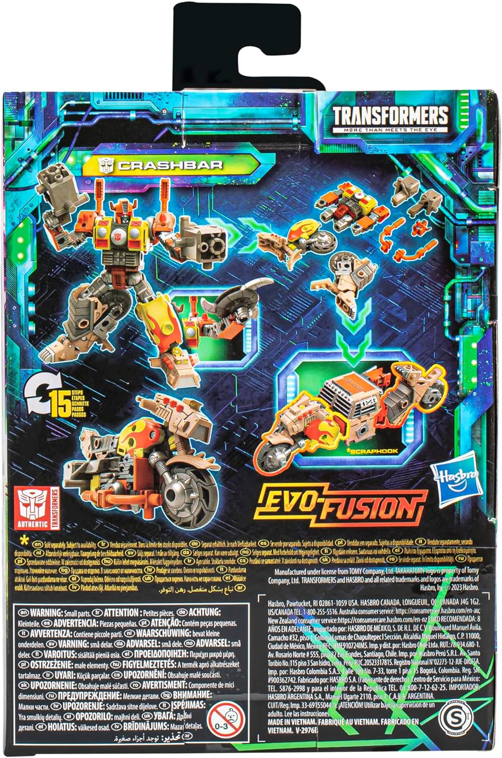 Transformers - Legacy Evolution Deluxe Crashbar 14 cm Actionfigur für Jungen und Mädchen ab 8 Jahren