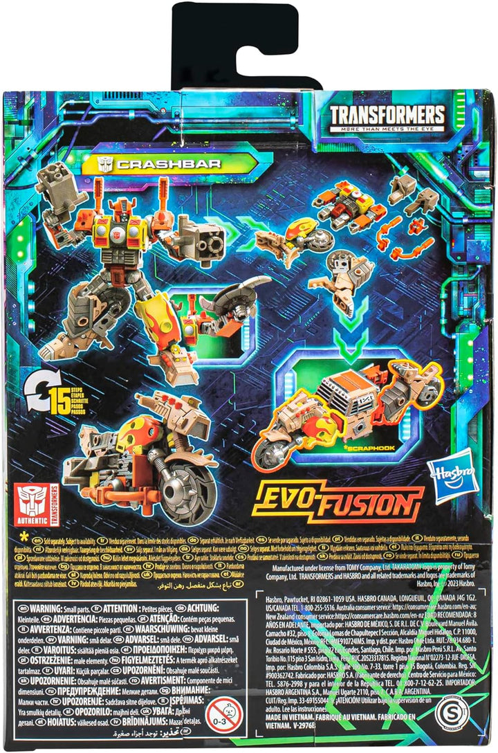 Transformers - Legacy Evolution Deluxe Crashbar 14 cm Actionfigur für Jungen und Mädchen ab 8 Jahren