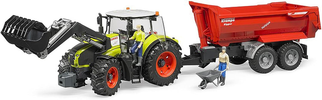 bruder 03013 - Claas Axion 950 mit Frontlader - 1:16 Traktor Trecker Schlepper Bulldog Landwirtschaf