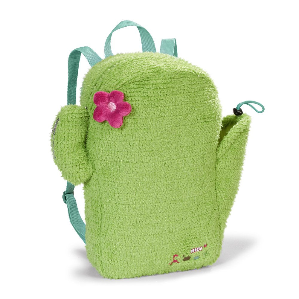 Nici 38640 - Kaktus Rucksack mit verstellbaren Rückengurten und Einer Schlaufe zum Aufhängen, 39 x 3