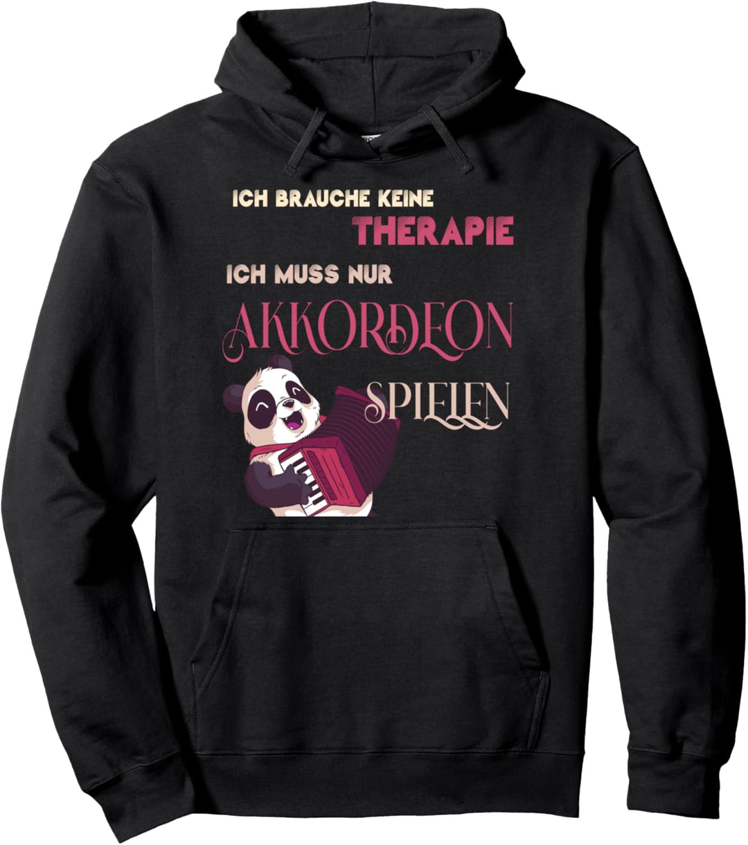 Panda spielt Akkordeon - lustiger Spruch für Musiker Pullover Hoodie