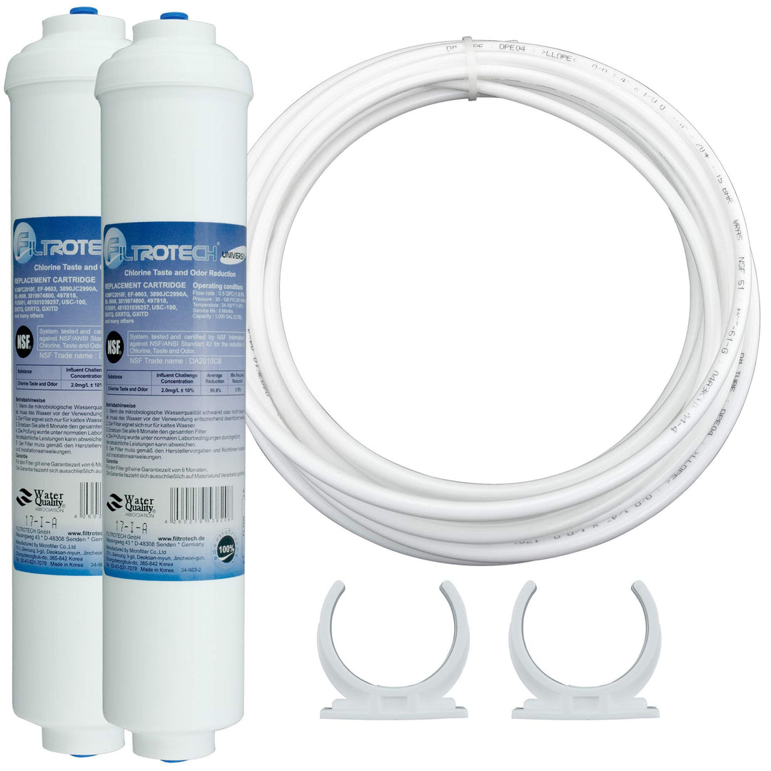 Kühlschrankfilter Aktivkohleblock Ersatz für Samsung DA29-10105J HAFEX/EXP DA2010CB LG In-Line Wasse