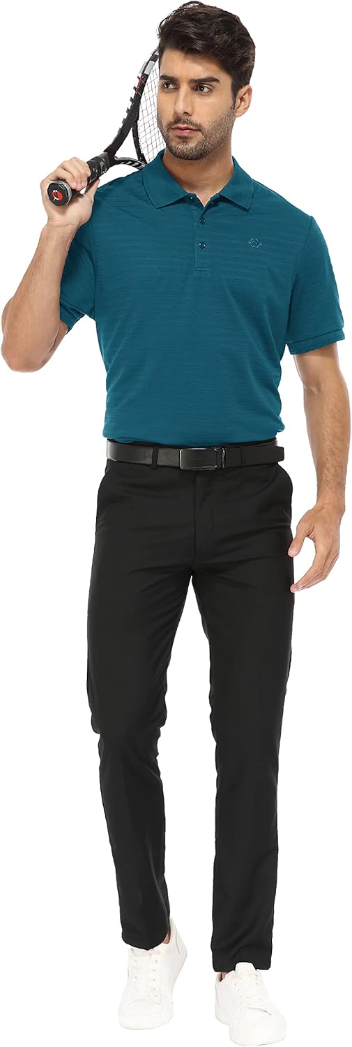MoFiz Herren Poloshirt Kurzarm Polohemd Sport Sommershirts Outdoor Schnelltrocknend Golf T-Shirts Kn