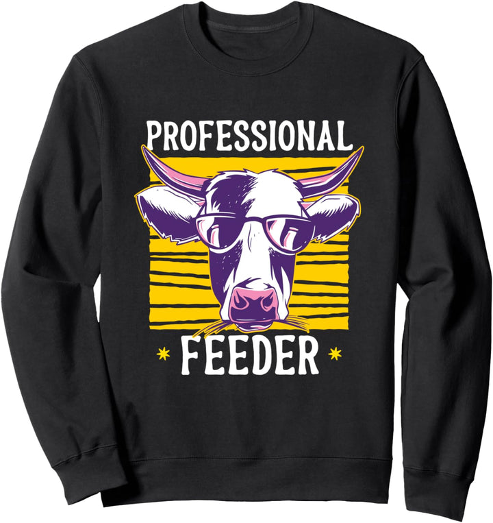 Milchbauer - Professioneller Kuhfütterer Sweatshirt