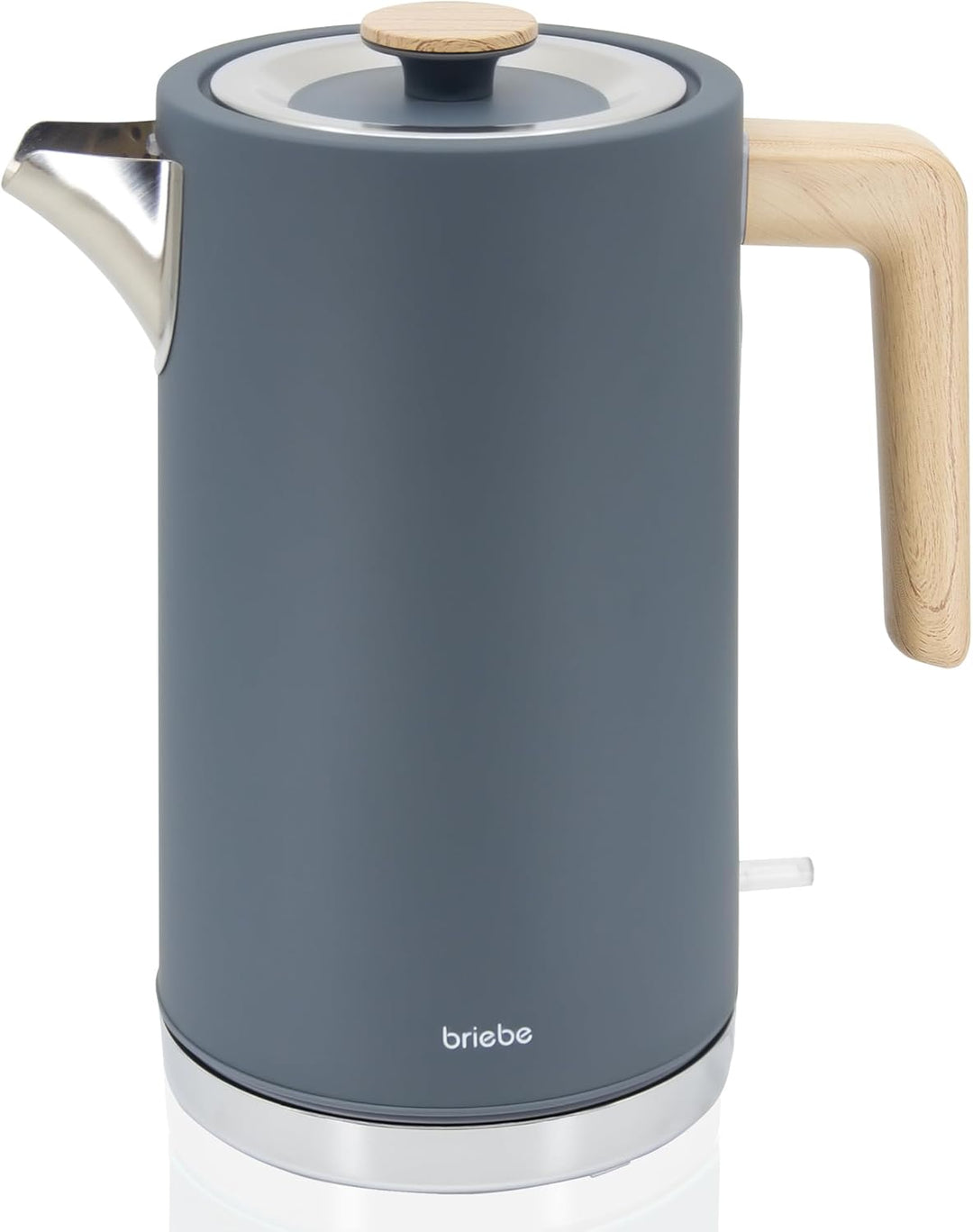briebe Nordic Wasserkocher 1,7L Elektrischer Teekocher 2200W Schnell Aufheizender, BPA-frei, 360° So