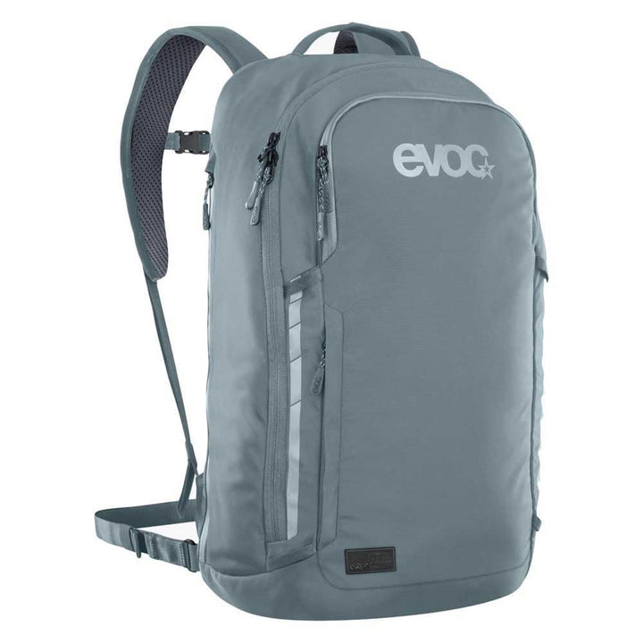 EVOC COMMUTE PRO 22 Rucksack (Fahrradrucksack, inkl. Rückenprotektor, recyceltes Polyester, Fahrradz