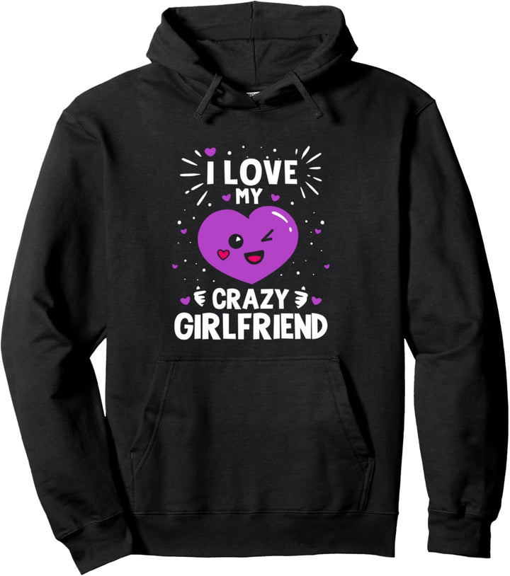 Lustiges Valentinstags Liebe Meine Verrückte Pullover Hoodie