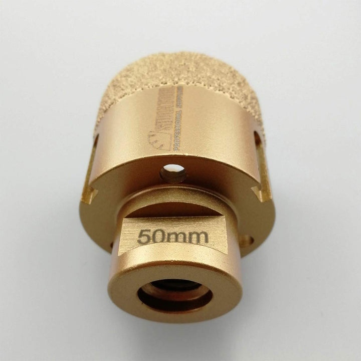 SHDIATOOL 1PK Golden Dry Diamond Drill Core Bit Vacuum Brazed Drilling Porcelain Tile Granite Marble