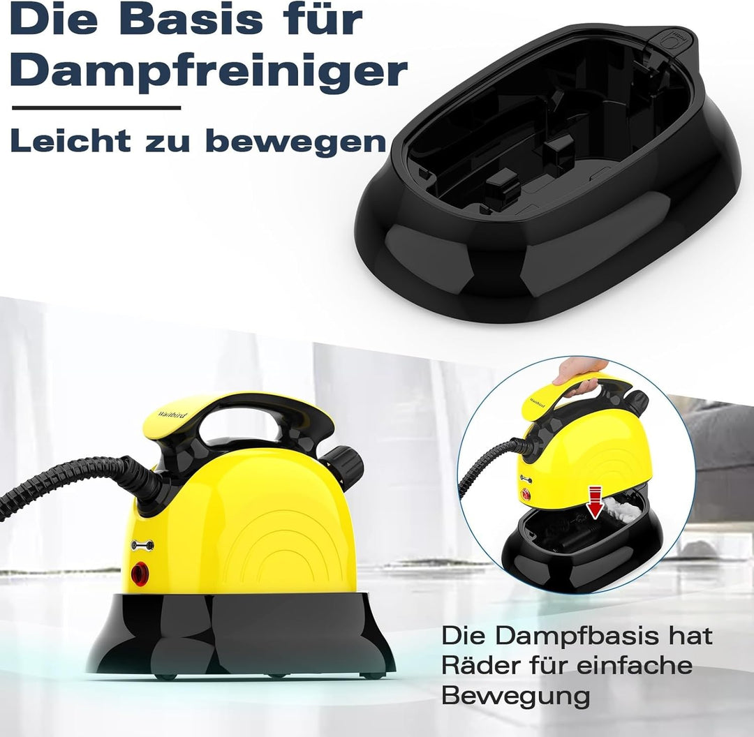 Dampfreinigerbasis, abnehmbar, einfach zu montieren, mit Rädern für einfache Bewegung, geeignet für