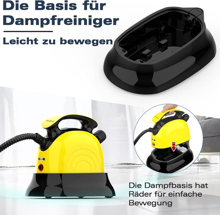 Dampfreinigerbasis, abnehmbar, einfach zu montieren, mit Rädern für einfache Bewegung, geeignet für