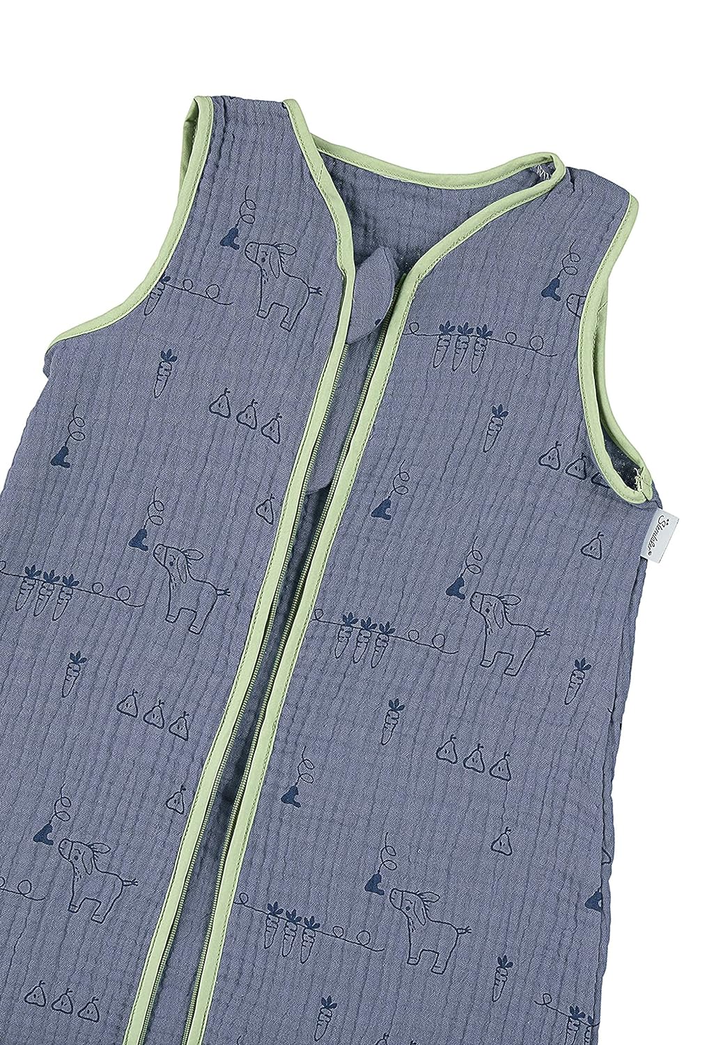 Sterntaler Musselin-Schlafsack 90cm Emmis Garden blau