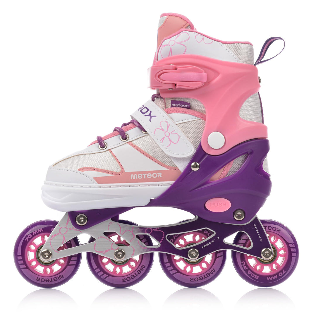meteor® Inliner Rollen Inline Skates Mädchen und Jungen Inliner Kinder Inline Skates ABEC7 Rollen in