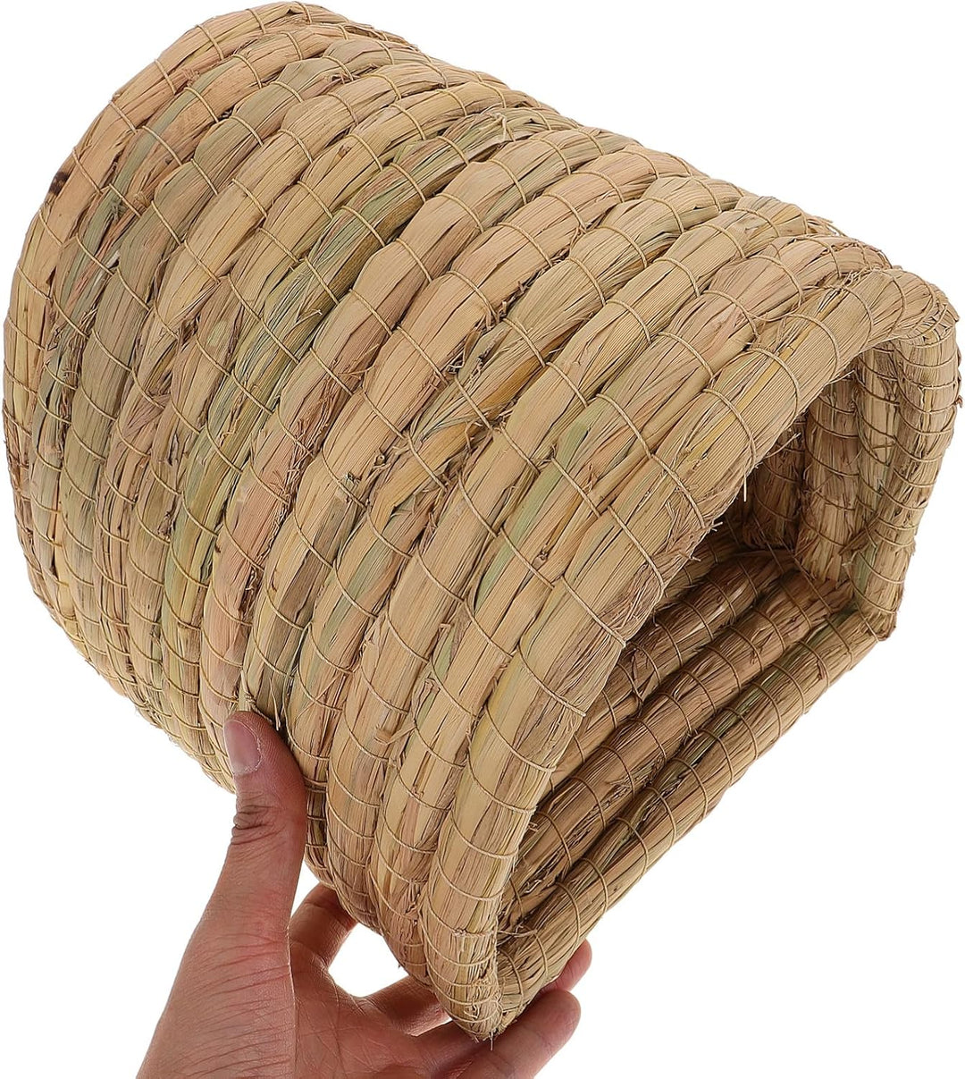 HEMOTON Geflochtenes Hamsternest Hühnerschlafnest Nest Für Kleintiere Strohgeflochtenes Bett Schlafh