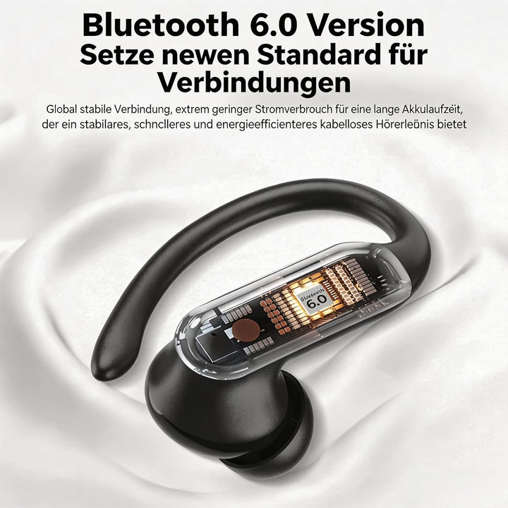 MINISO MS219 Kopfhörer Sport 2026 Neueste, Ohrhörer Bluetooth 6.0 mit Ohrbügel, In Ear Kopfhörer Blu