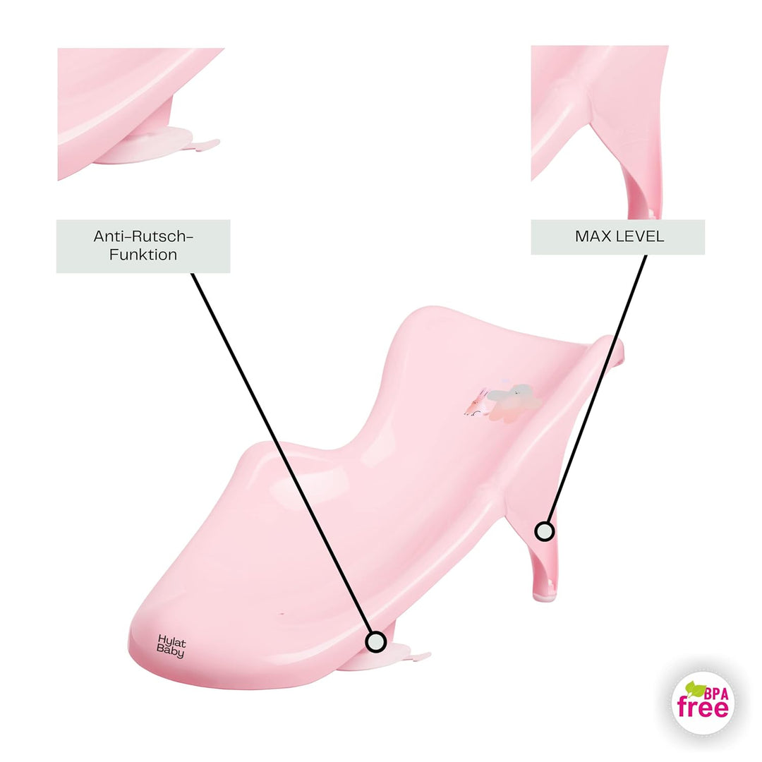 Hylat Baby Badewanneneinsatz Baby - wertvolle Badehilfe für Säuglinge und Babys von Geburt bis ca. 6