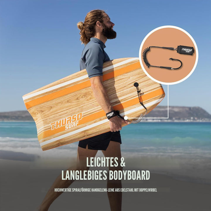 Thurso SURF Quill Bodyboard 107 cm tangerine, 107 cm tangerine