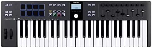 Arturia - KeyLab Essential 49 mk3 - MIDI Controller-Keyboard für die Musikproduktion - 49 Tasten, 9