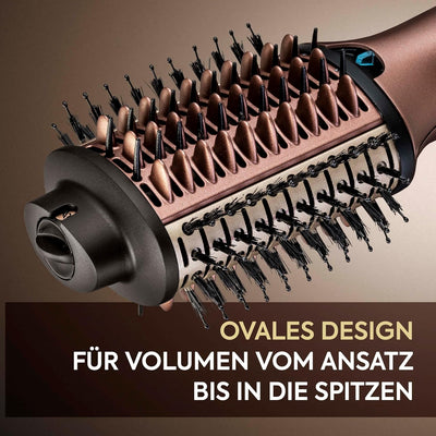BaByliss Air Power Volume, Warmluftbürste und Heizbürste in einem, Anti-Frizz Ionen Technologie, Lan