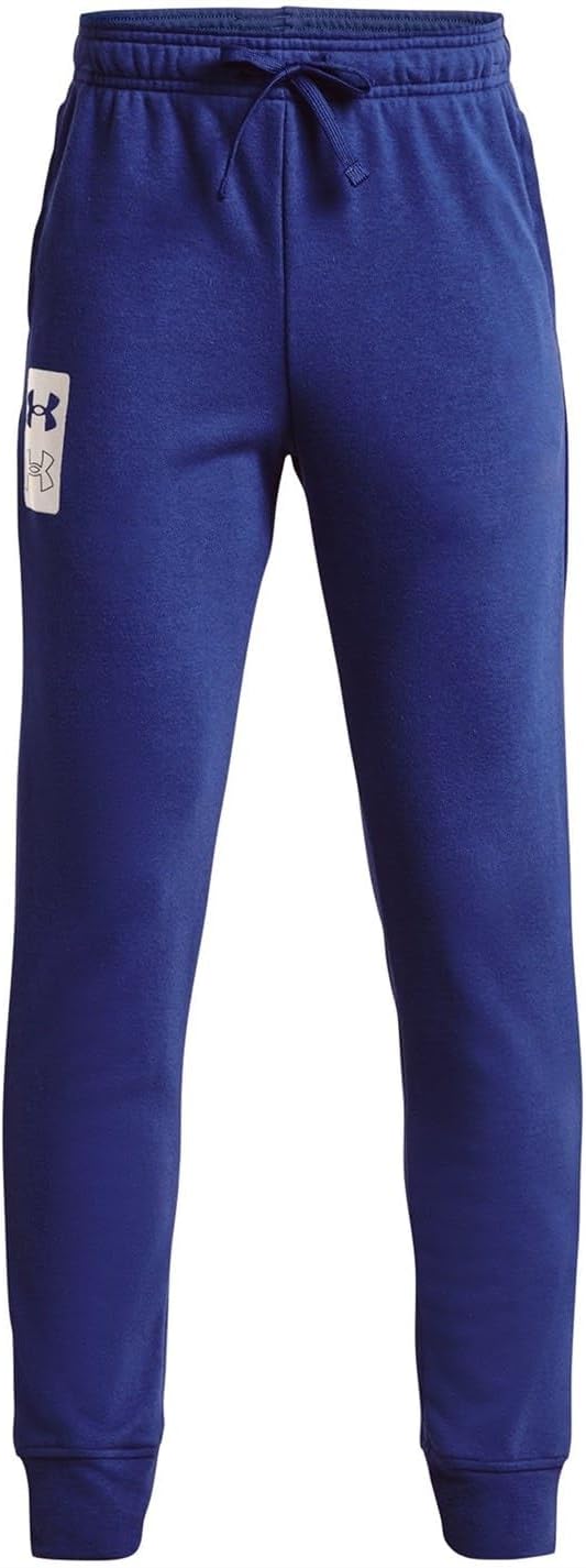 Under Armour Jungen Fleece Bottoms Rival Terry Joggers L (456) Bauhaus Blue / / Black, L (456) Bauha