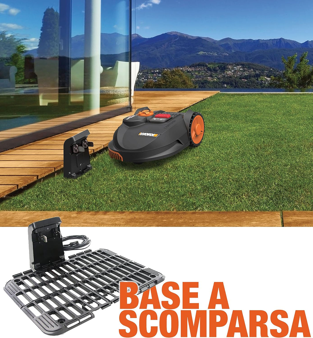 WORX Landroid SO500i Mähroboter – Automatischer Rasenmäher für bis zu 500 qm mit WLAN-Verknüpfung (A